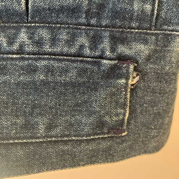 VTG Mizz Lizz Women’s Denim Blue 90s Indie Jean Jacket Size Medium - Picture 7 of 8